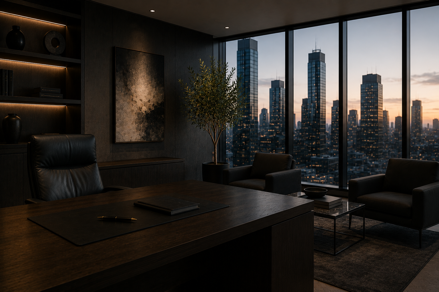 Besegher Capital office meeting